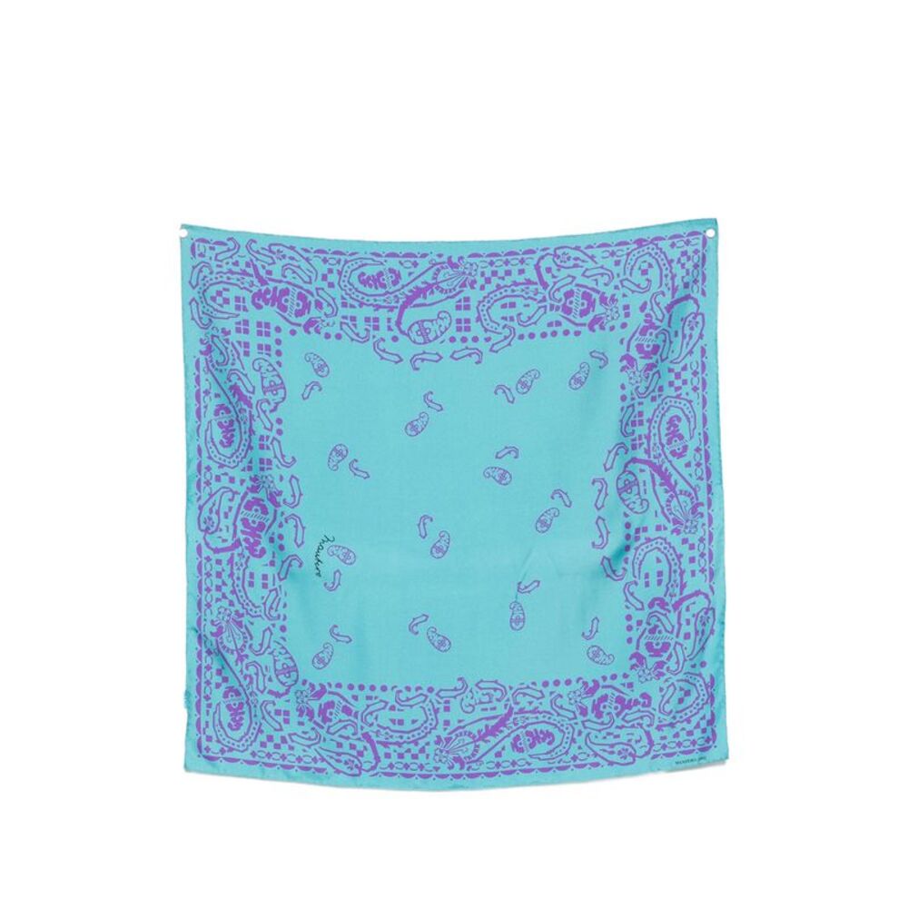 Mantero Blue Scarves Women
